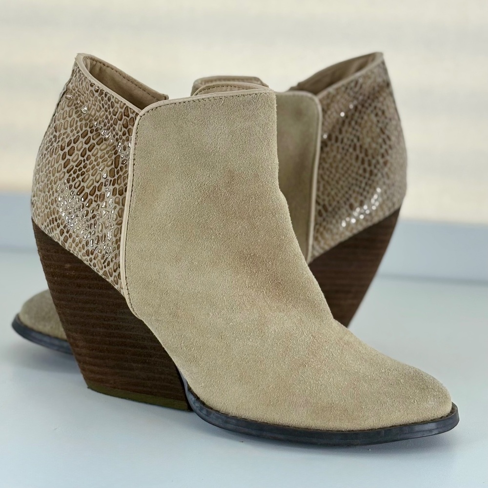 Very Volatile Suede Booties